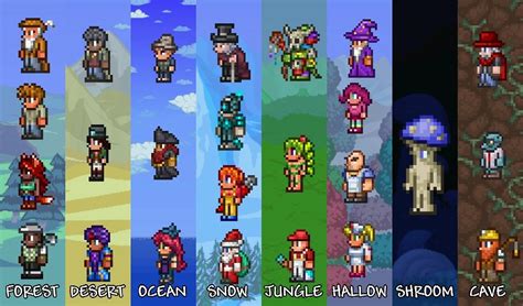 They&39;re also fought as bosses, each gating off a major. . List of npcs terraria